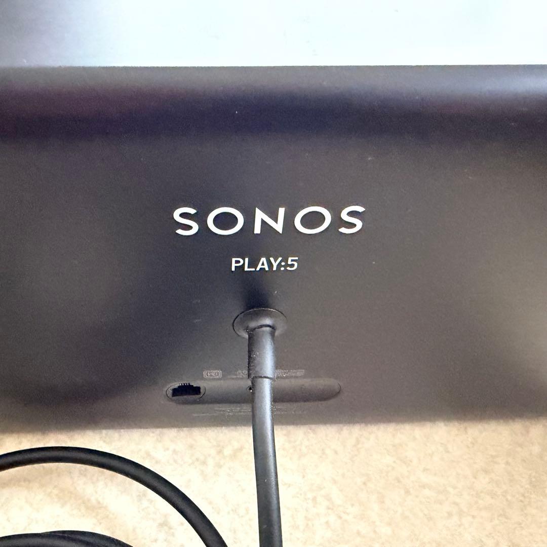 SONOS PLAY:5 Gen2（ブラック）2台 ジャンク扱い／動作確認済み