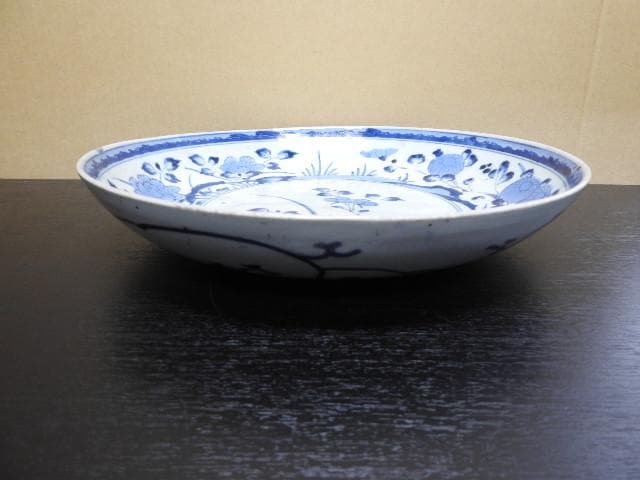 伊万里染付皿　大明成化年製　MA339