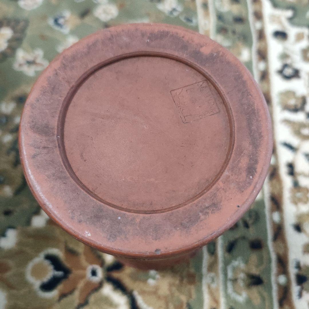 大日本常滑龍工組製 朱泥 雲龍紋 高さ21m