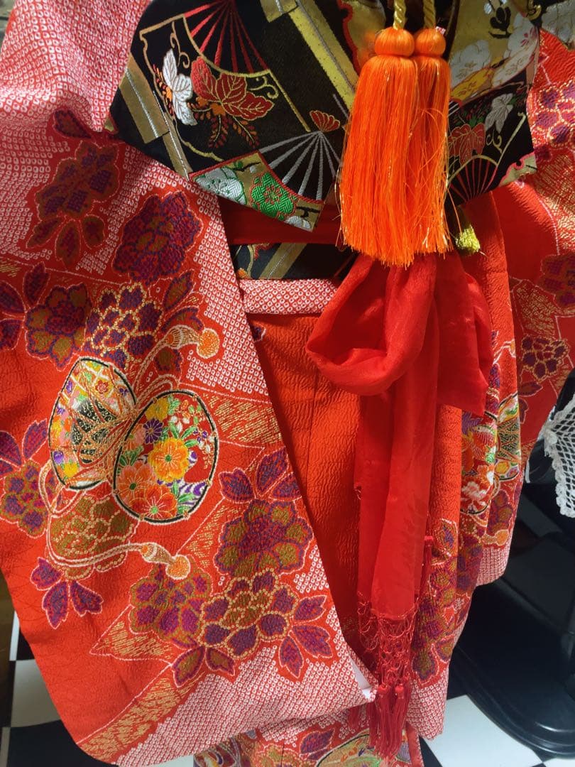 七五三7歳様絞り柄フルセット