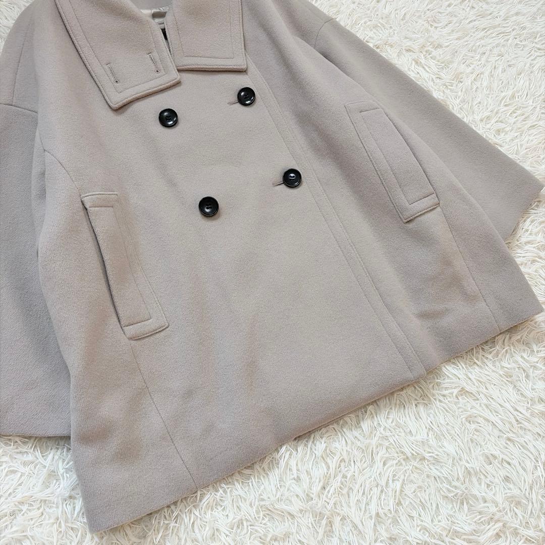 2023AW NOBLE スタンドカラーオーバーコート　ベージュ