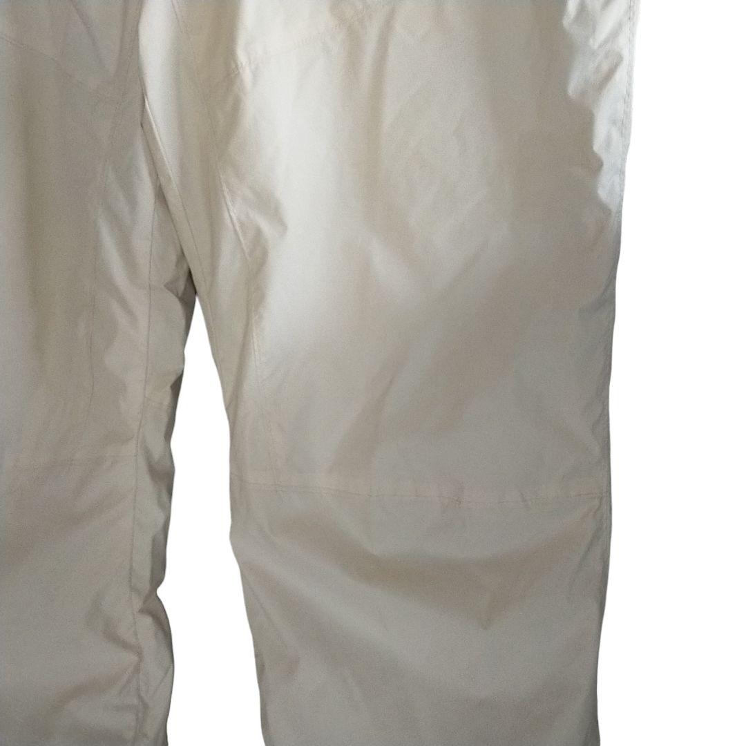 【高機能】Columbia ウォータープルーフ スノーパンツ パンツ 白 XL