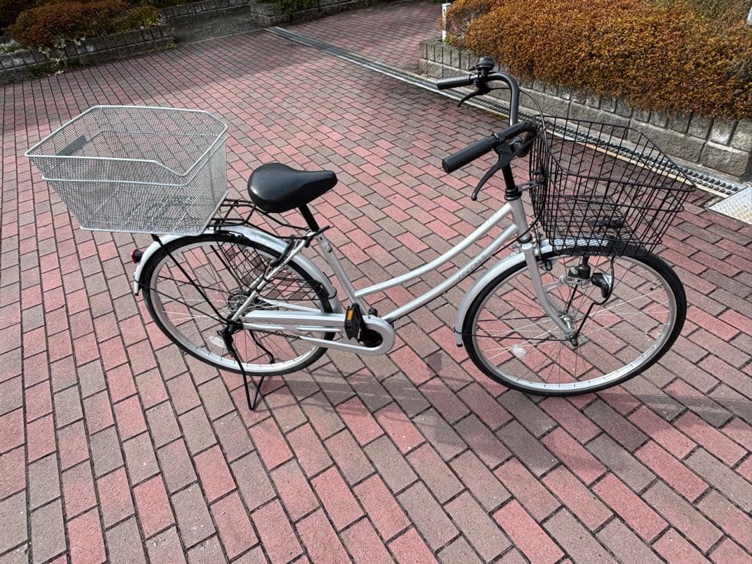 ツインバスケット・お買い物用ママチャリ(26㌅)お引き取り希望[配達可能]