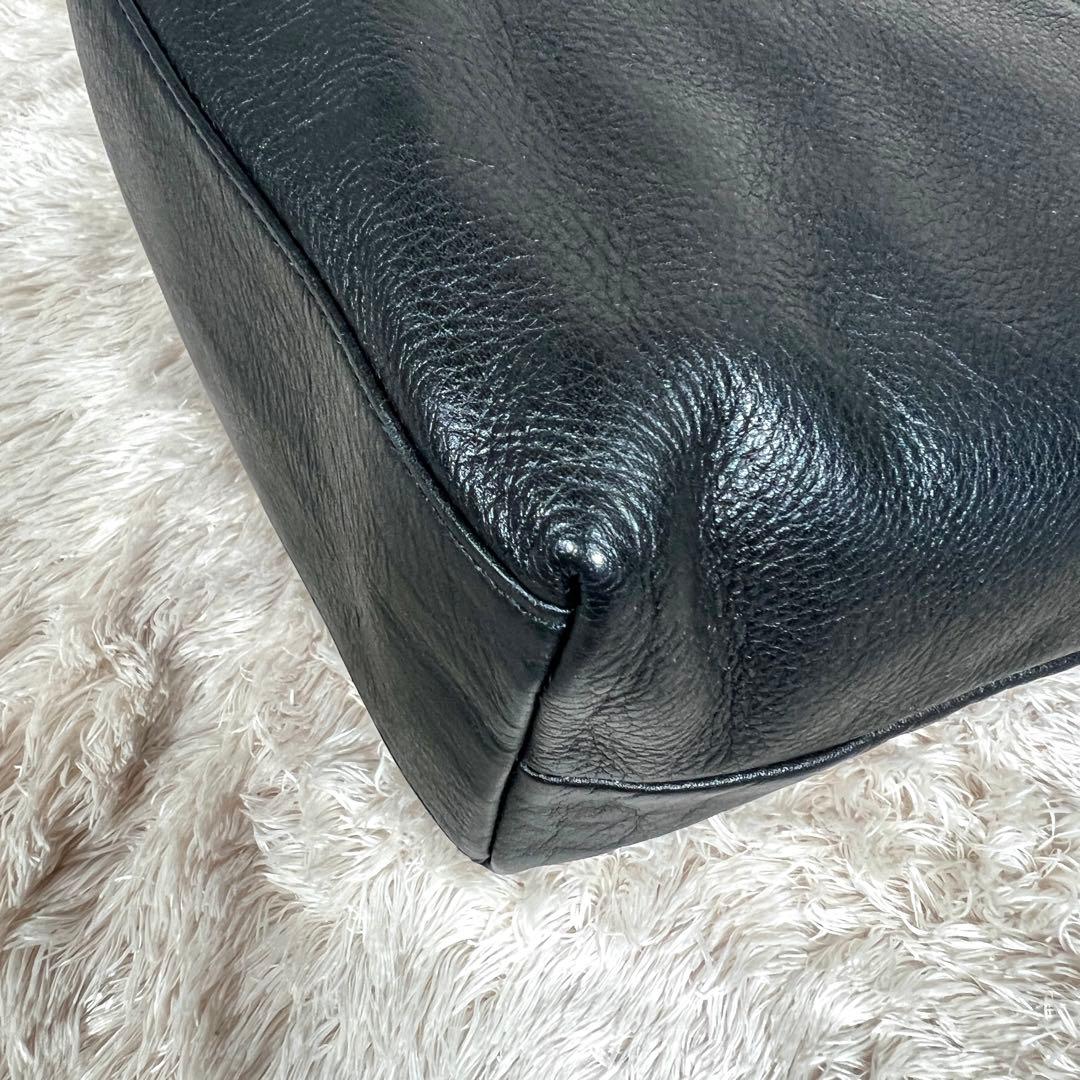 ラシット　ソフトレザー　2way シンプルショルダーバッグ