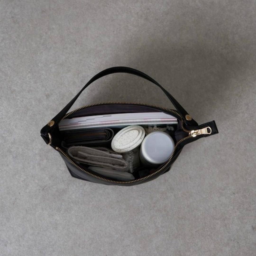 ラシット　ソフトレザー　2way シンプルショルダーバッグ