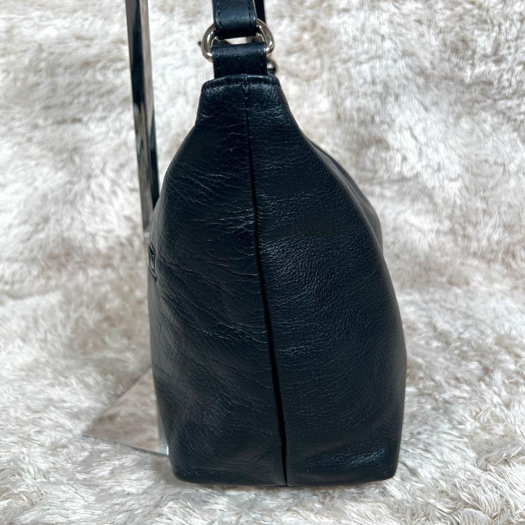 ラシット　ソフトレザー　2way シンプルショルダーバッグ