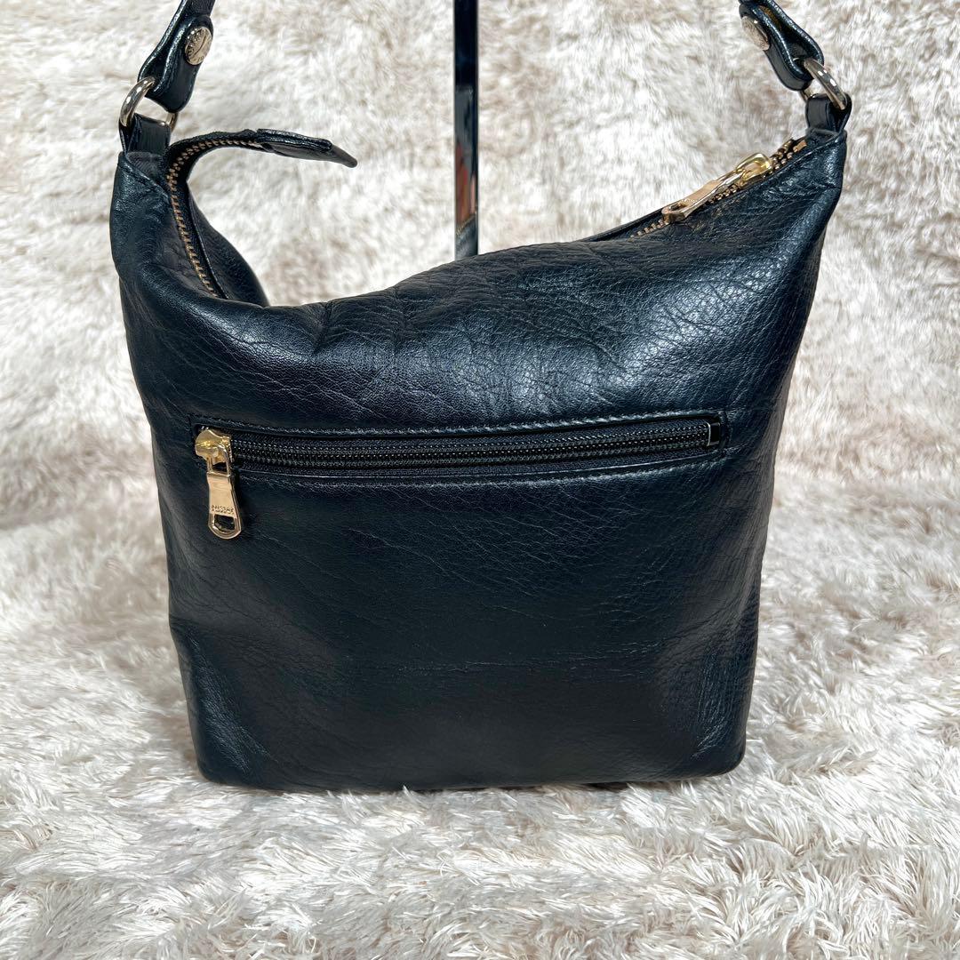 ラシット　ソフトレザー　2way シンプルショルダーバッグ