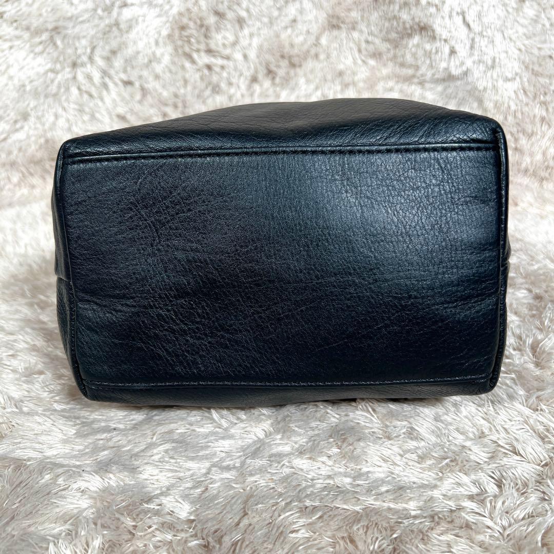 ラシット　ソフトレザー　2way シンプルショルダーバッグ