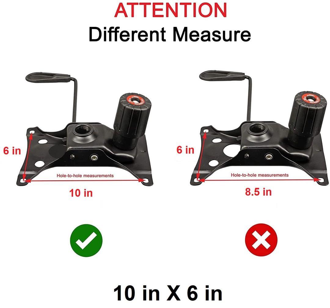 10インチ x 6インチ 交換用 高耐久 オフィス 回転椅子 ガスリフト チェア