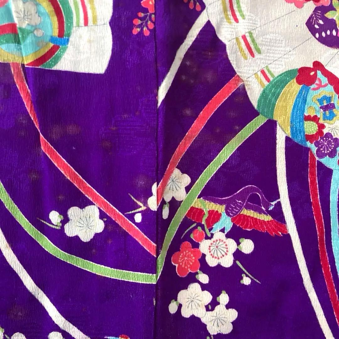 アンティーク着物　子供用　七五三 大正ロマン　正絹　女の子　No.50