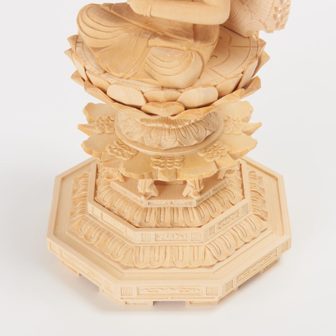 桧　２.５寸　大日如来 仏像 #051