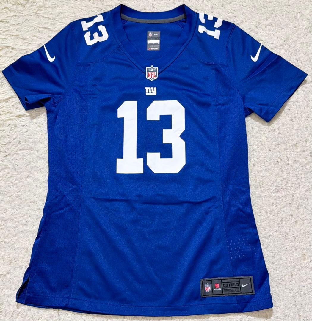 ナイキ 半袖 NFL ゲームシャツ フット Jr ON FIELD 青 Mサイズ