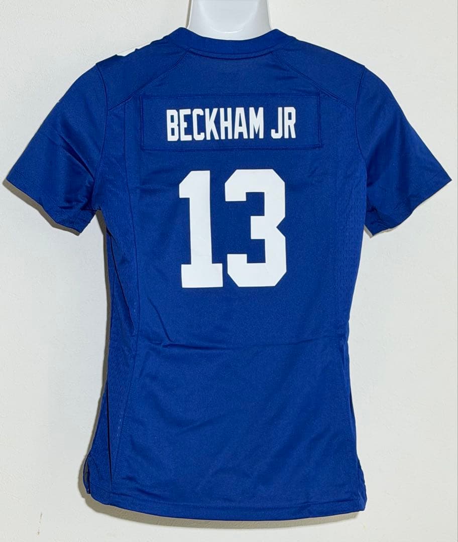 ナイキ 半袖 NFL ゲームシャツ フット Jr ON FIELD 青 Mサイズ