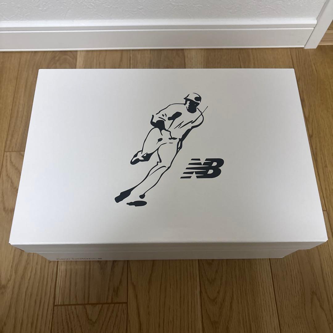 New Balance S01 スパイク ホワイト/ゴールド　大谷翔平