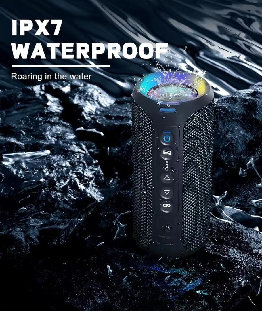 Ortizan X8 Pro 40W Bluetoothスピーカー LED防水