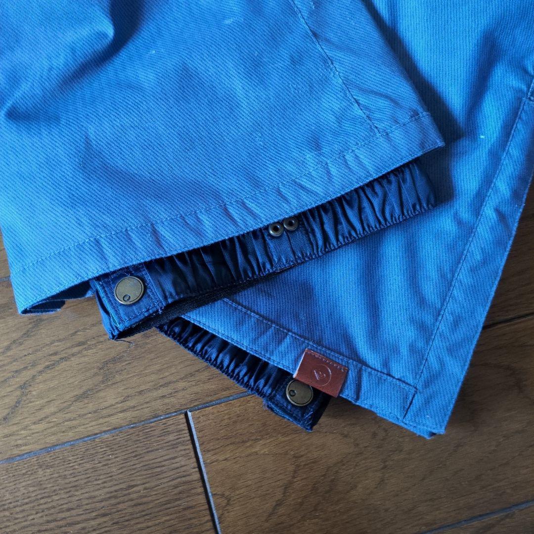 ROXY　スノボウェア　上下セット　デニム風　重ね着風　総柄 幾何学