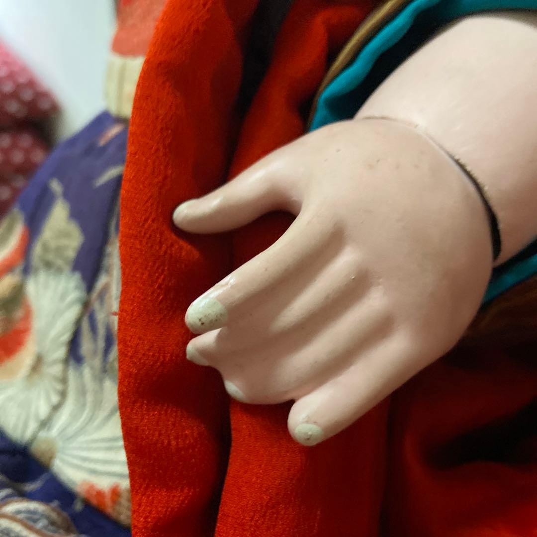 市松人形　抱き人形　明治抱き人形70センチ