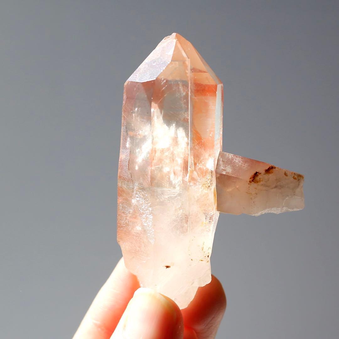 ソウルメイトツイン ディープピンクレムリアンシード 天然石 水晶 ツインレイ