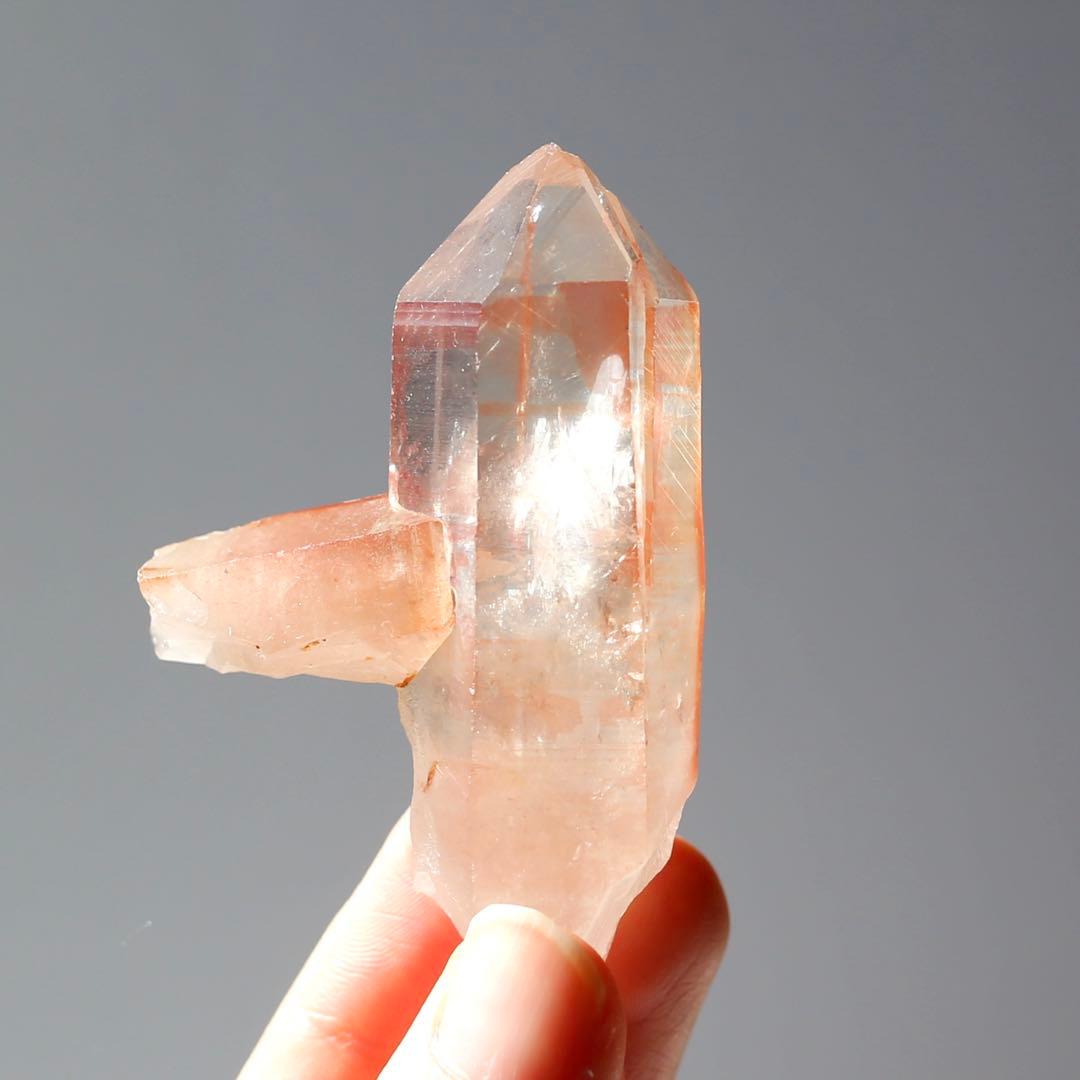 ソウルメイトツイン ディープピンクレムリアンシード 天然石 水晶 ツインレイ