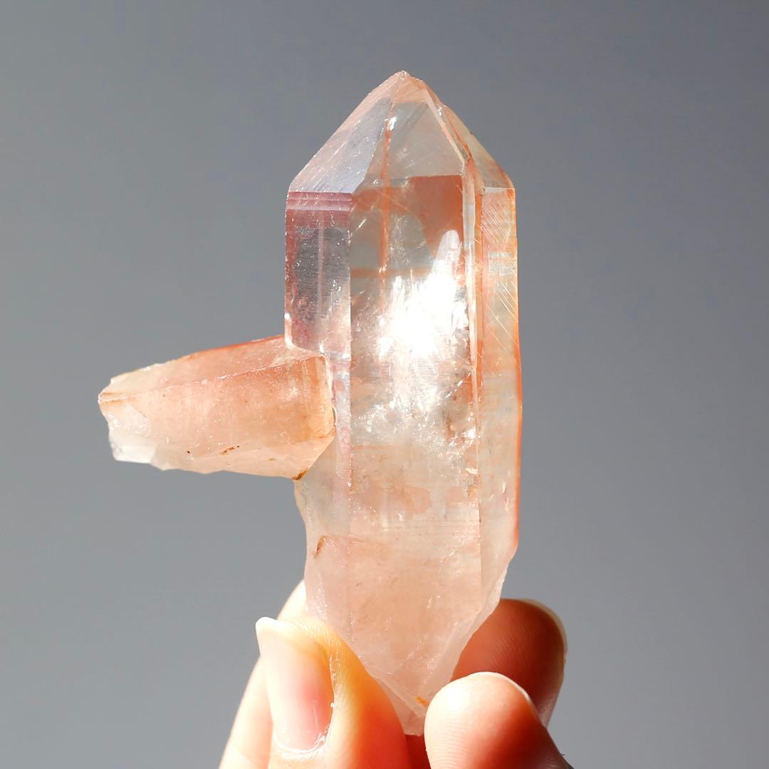 ソウルメイトツイン ディープピンクレムリアンシード 天然石 水晶 ツインレイ