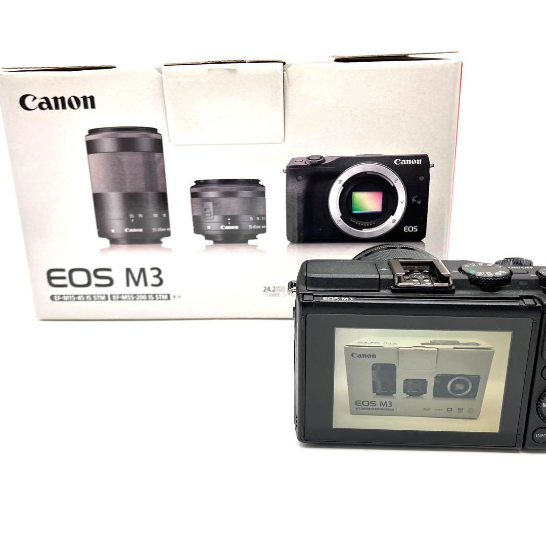 Canon EOS M3 ブラック　15-45mmレンズセット