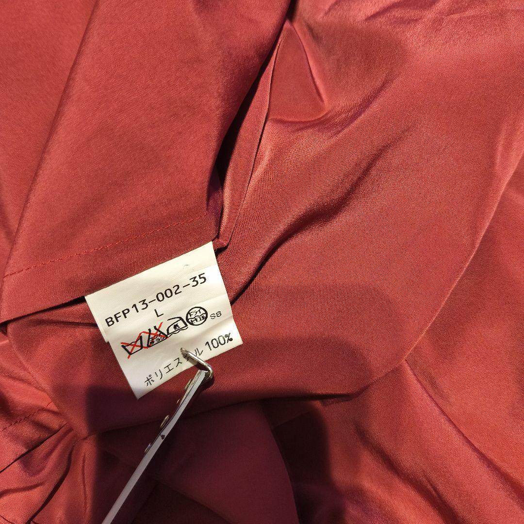 【美品】バーバリー ゴルフ ナイロンジャケット 薄手 エンジ ブルゾン L 赤