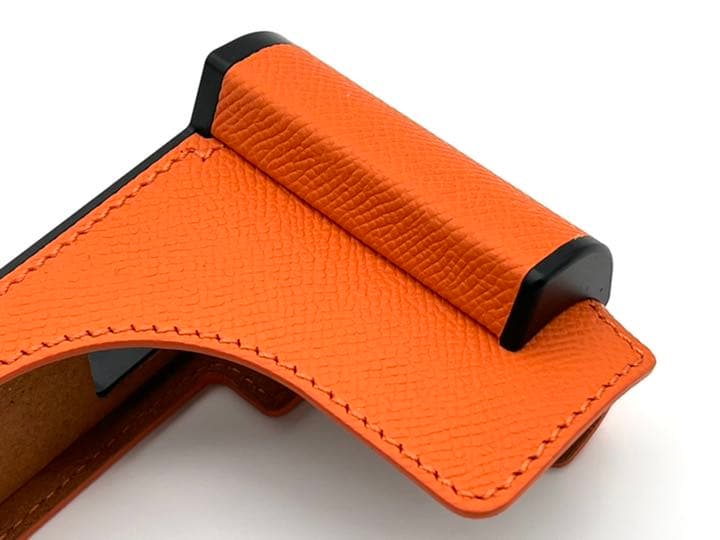 新品 本革 LEICA ライカ Q2用 カメラケース オレンジ色