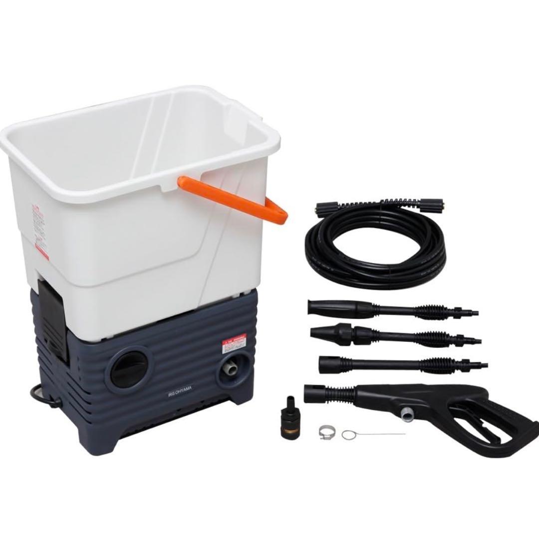 アイリスオーヤマ 高圧洗浄機 タンク式 SBT-512 デッキブラシ付き