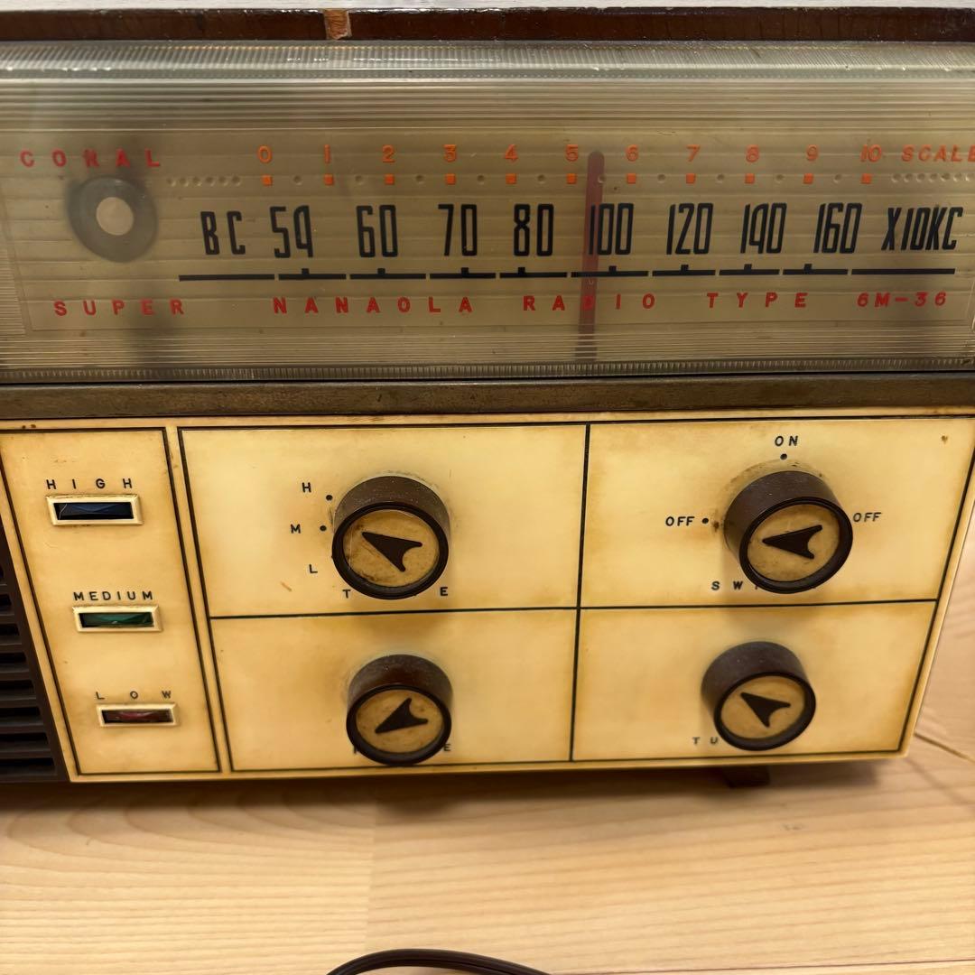 【動作確認済】Nanaola Radio Type 6M-36型　ナナオララジオ