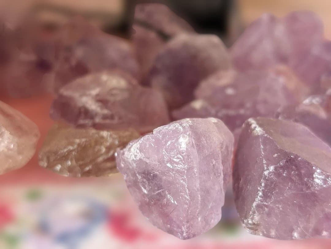 天使とアメジストのクリスタルファウンテンのセット