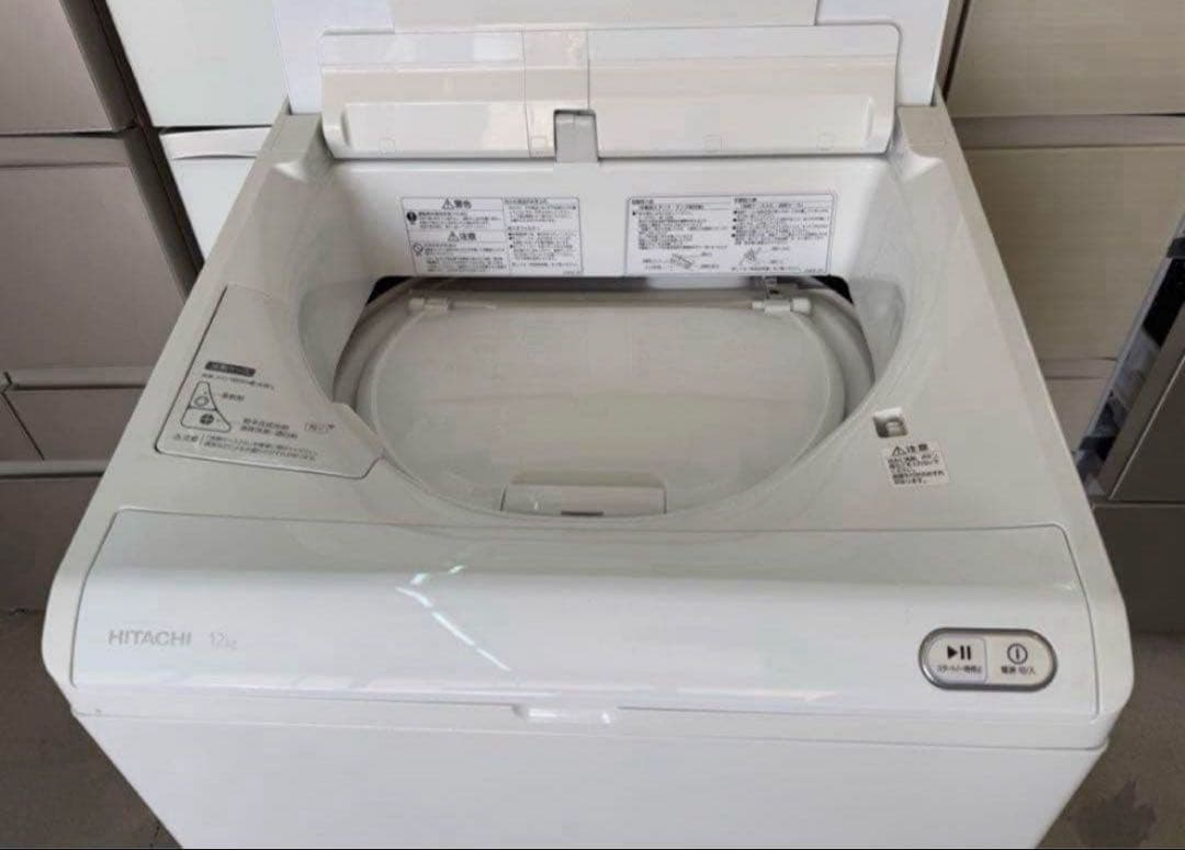 【高年式】2022年式 12kg HITACHI洗濯機 BW-X120G