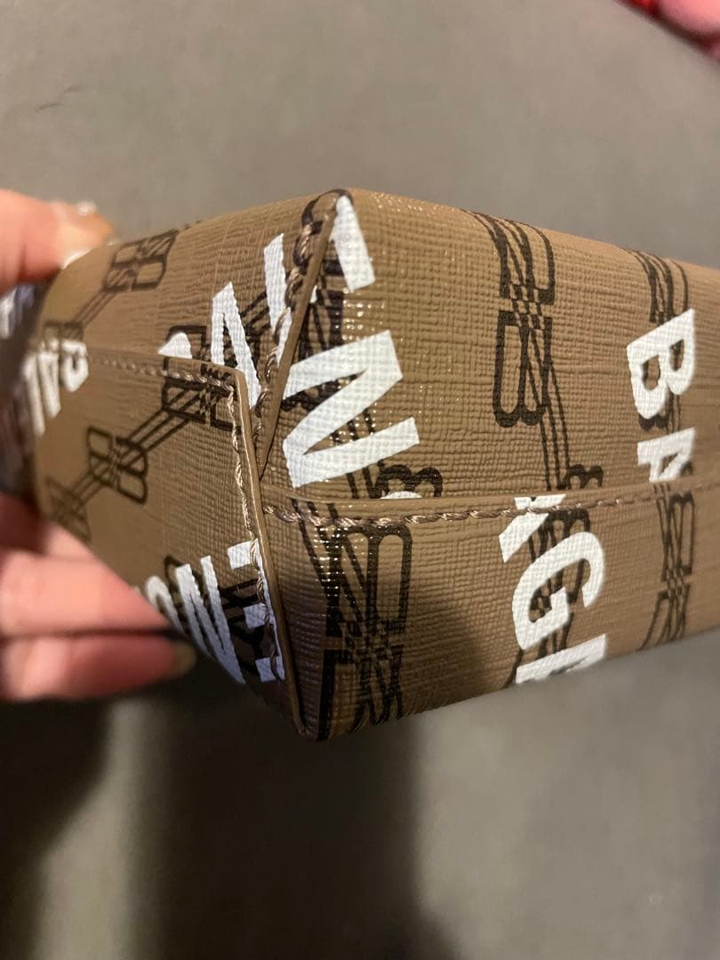 BALENCIAGA バレンシアガ BB モノグラム プリント ショルダーバッグ