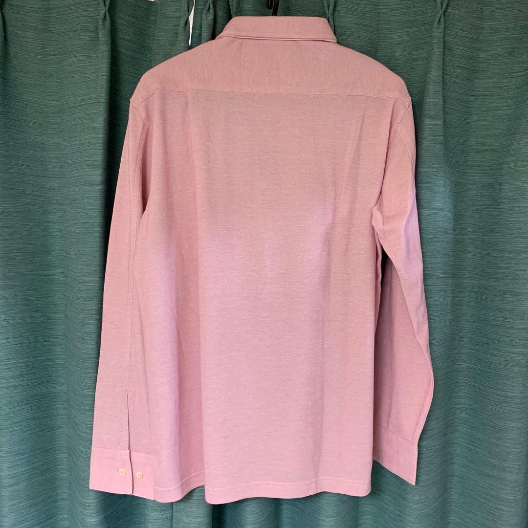GREEN CLUBS ピンク 長袖ポロシャツ