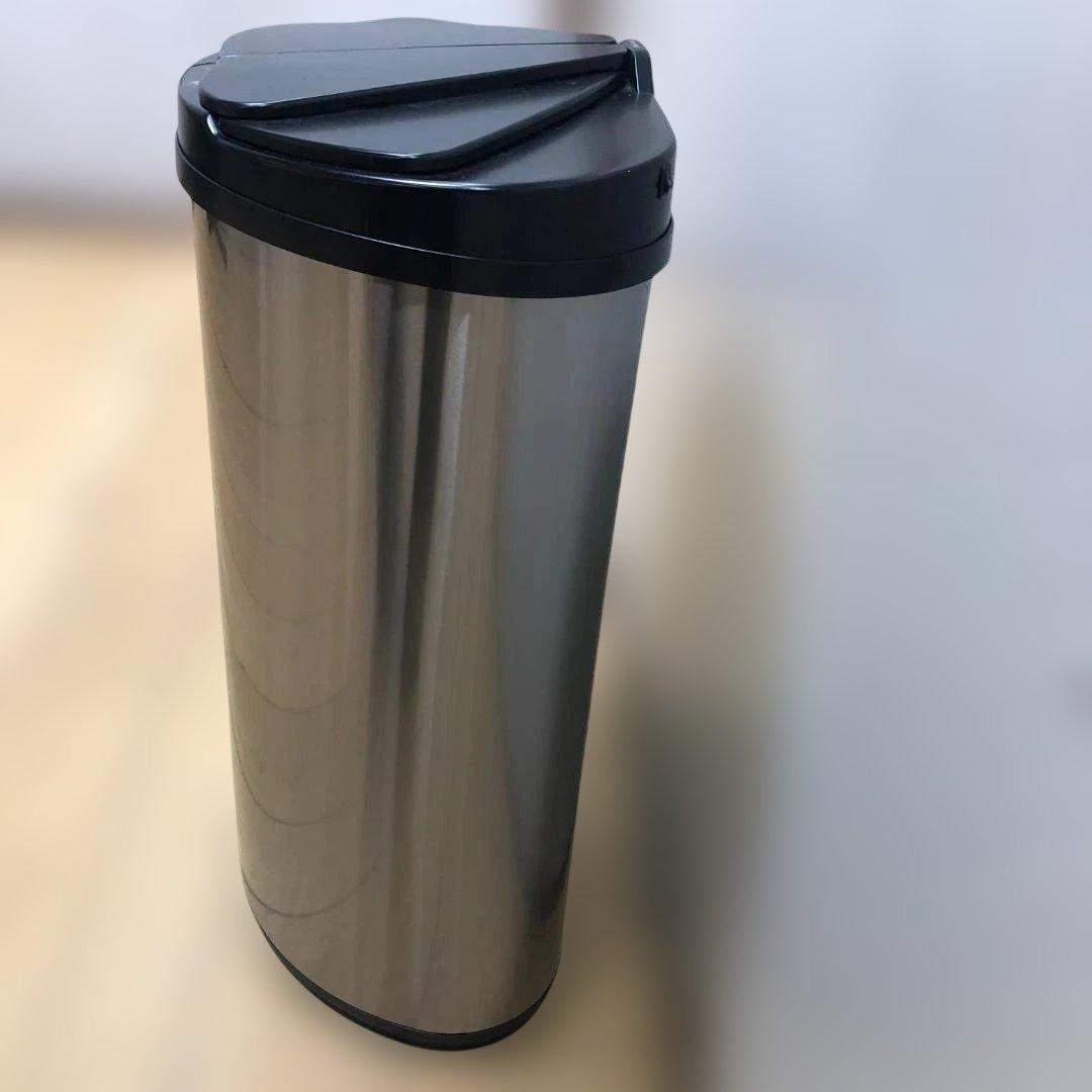 送料無料自動開閉 ごみ箱 41L センサー式 ステンレス 電動88261