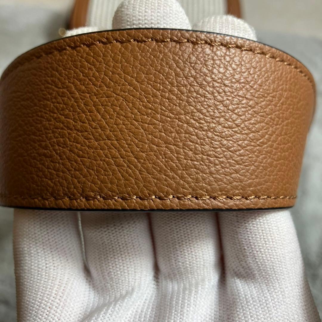 VERSACE ヴェルサーチ　メデューサ　ショルダーバッグ ラフィア　レザー