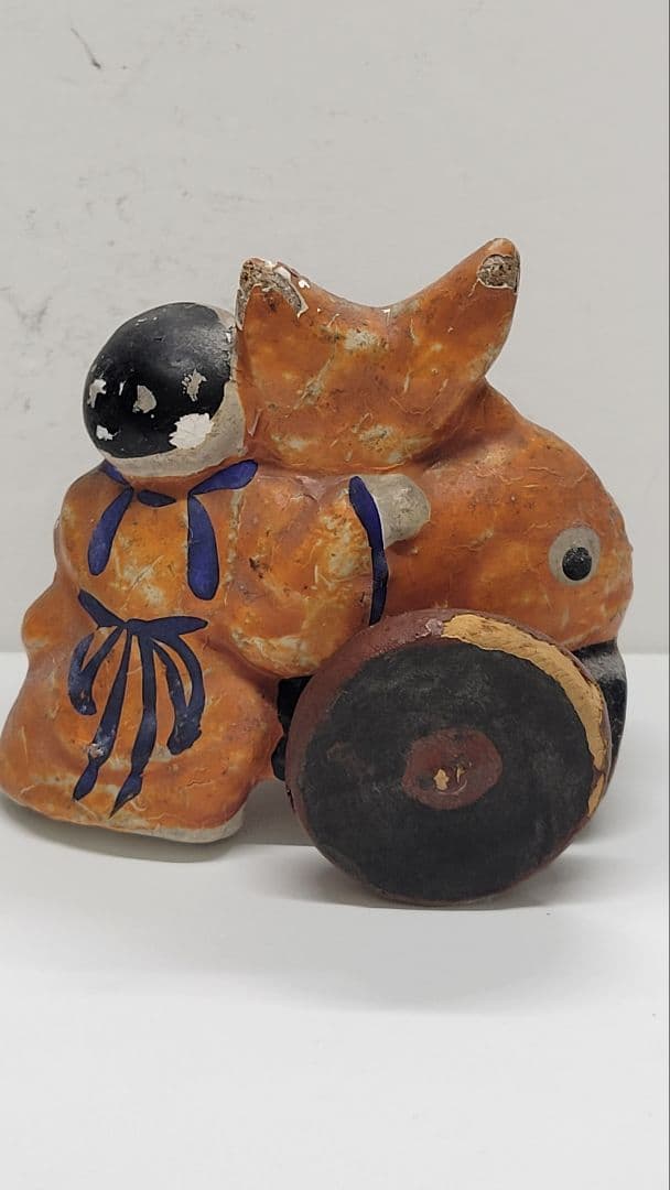 おめでたい 江戸時代 鯛車 郷土玩具 郷土人形 土人形 練物人形