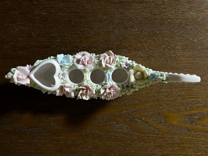 パールポーセリン　アンティーク　置物　pearl porcelain