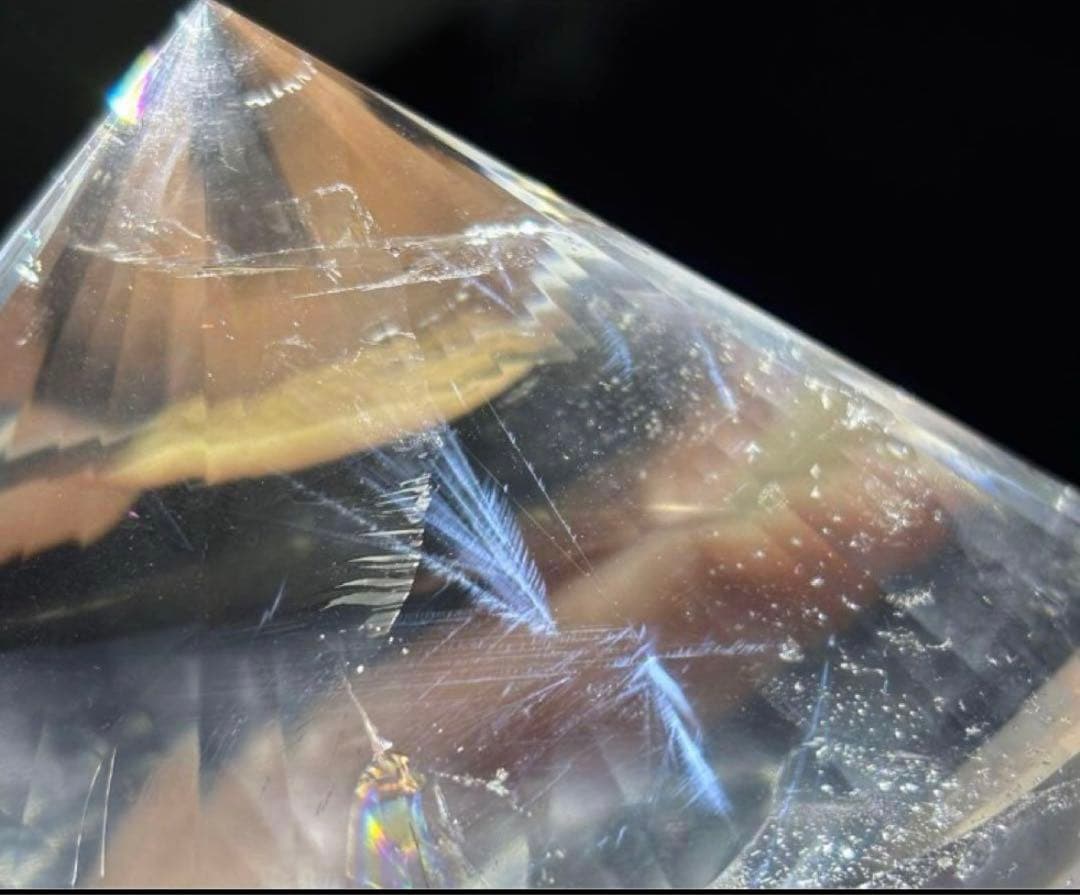 レア　AAA　レムリアンシード　水晶　ブルーラダー　マスタークリスタル　台座付き