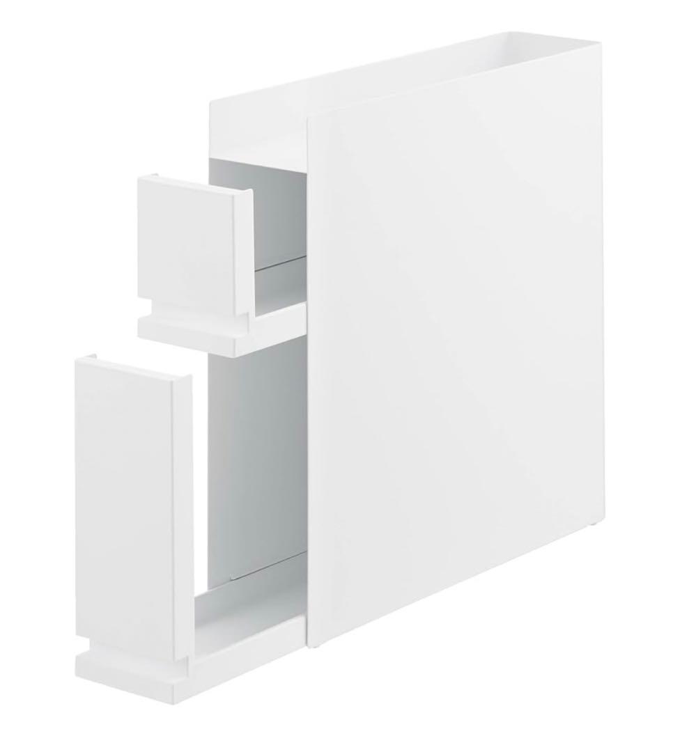 【新品未使用・特価！！】tower/タワー 隠せる調味料ラック 2段　ホワイト