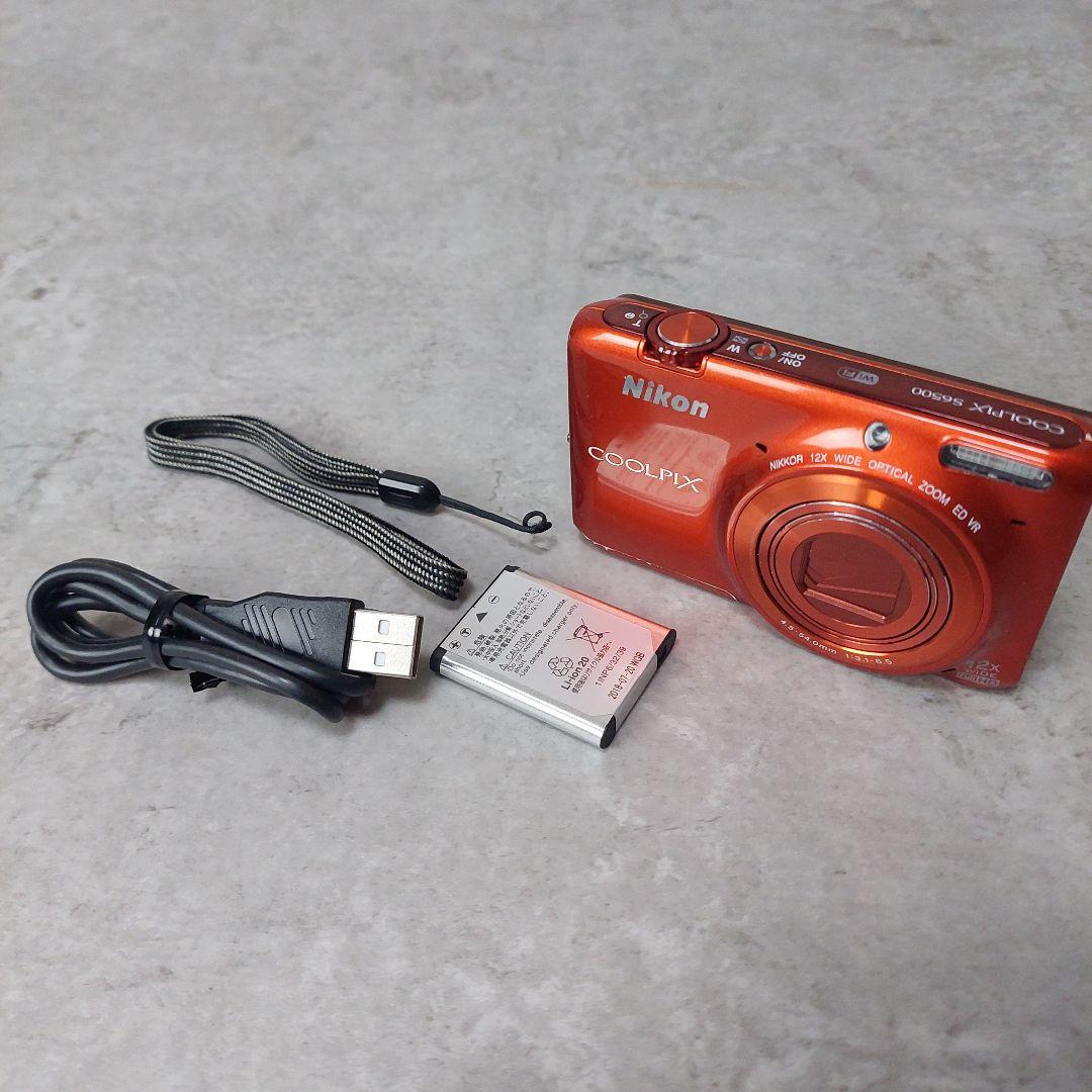 Nikon デジタルカメラ COOLPIX S6500 マンダリンオレンジ