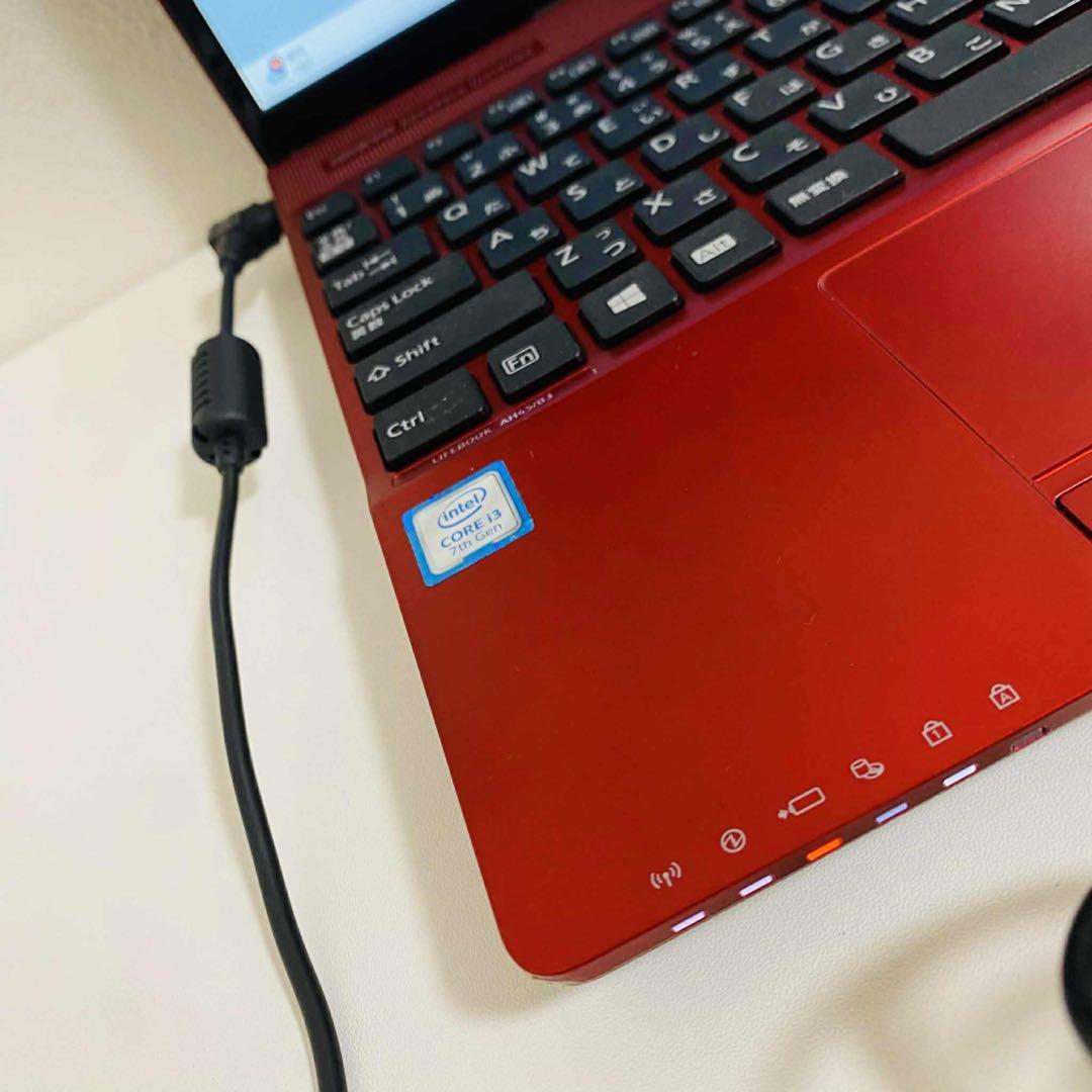 Y988 FujitsuノートパソコンSSD第7世代WEBカメラWindow11