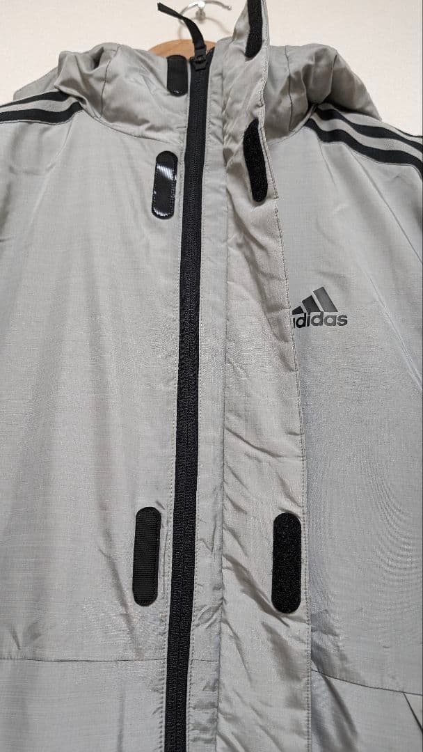 アディダス adidas ライト インサレーテッドコート ベンチコート グレー