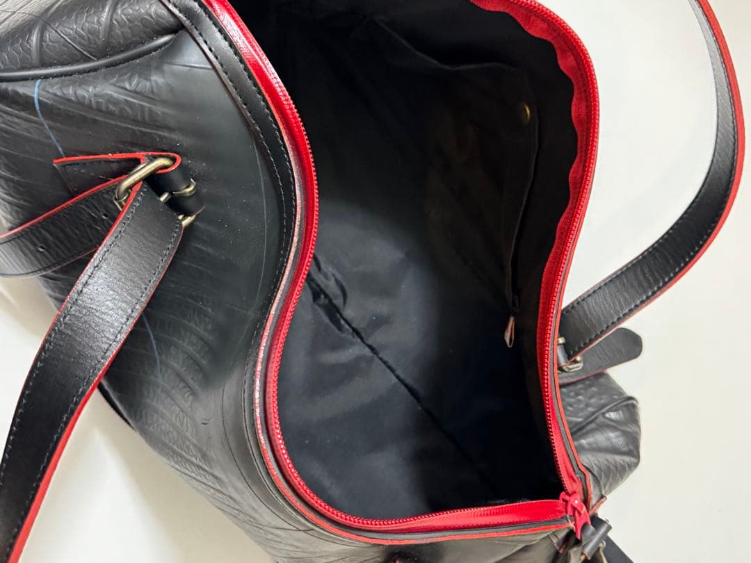 SEAL ボストンバッグ タイヤ レッド防水モデル おまけ ショルダーパッド