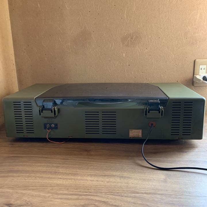 動作品 昭和レトロ National レコードプレーヤー ラジオ SF-157N