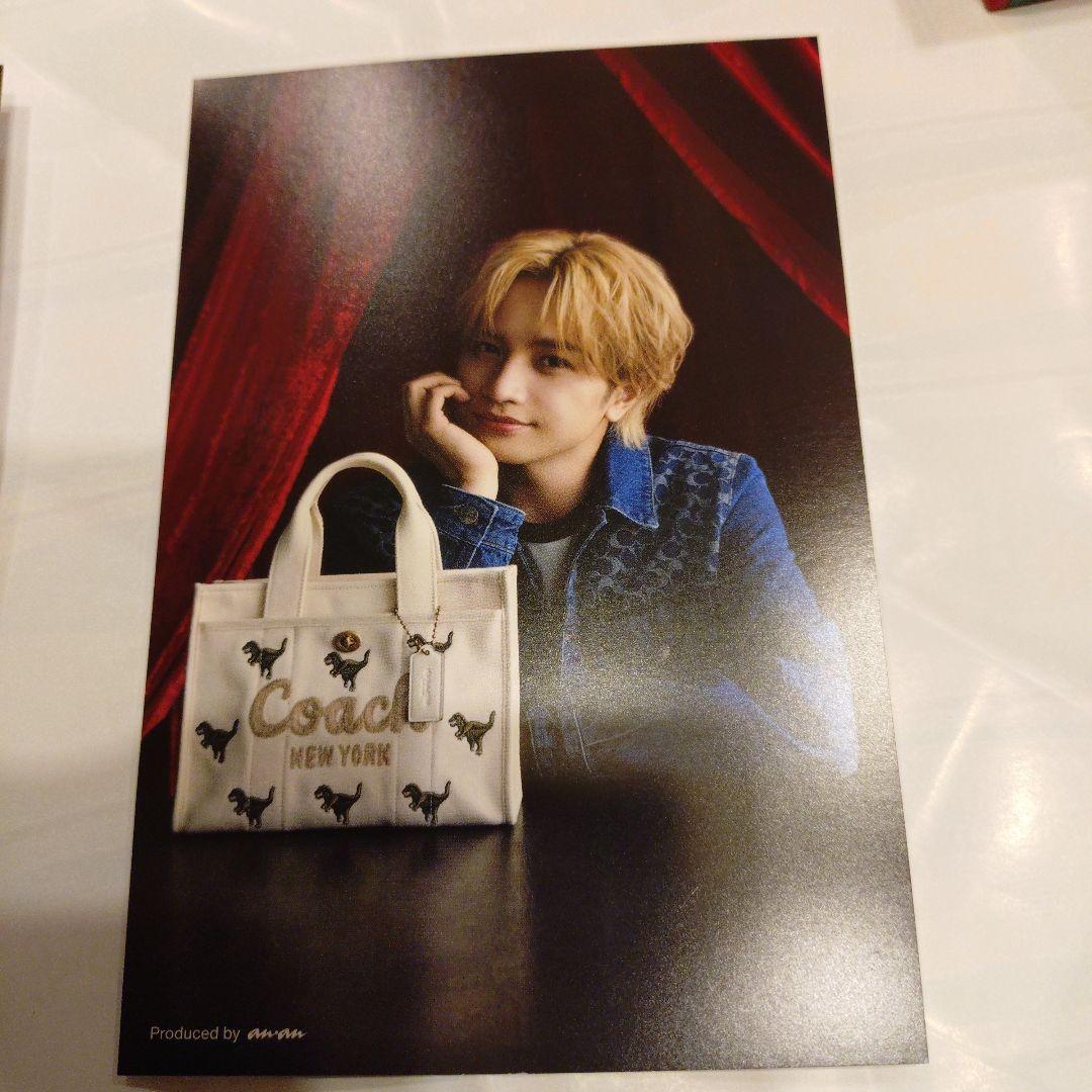 【非売品】COACH クリスマスオーナメントセット+中島健人postカード2枚