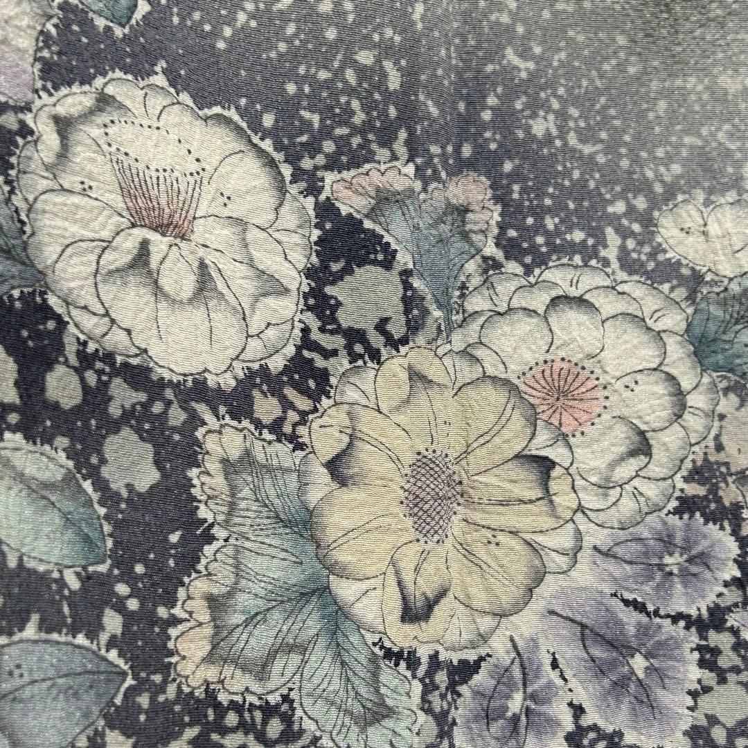 逸品　【翠山工房　辻が花　絞り】　訪問着