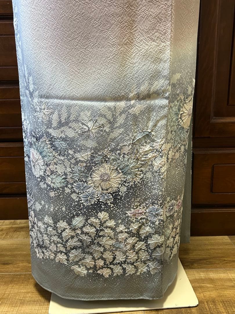 逸品　【翠山工房　辻が花　絞り】　訪問着