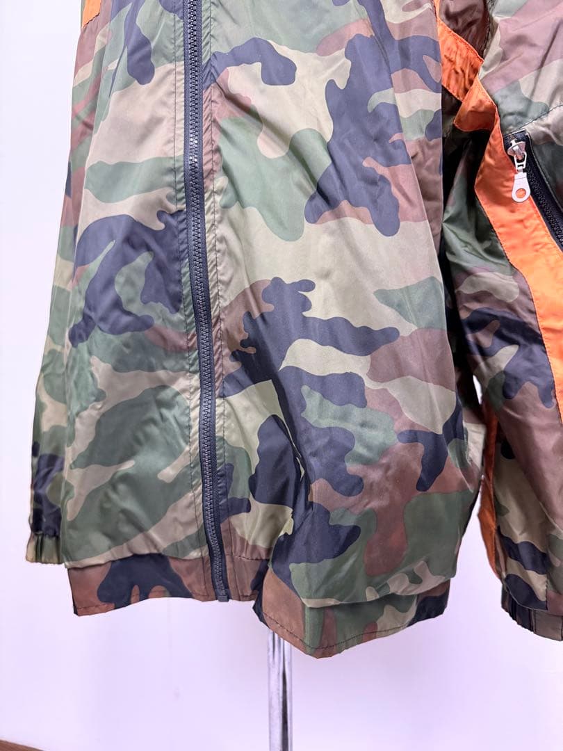 90s stussy オールドステューシー ナイロンジャケット カモ柄 L