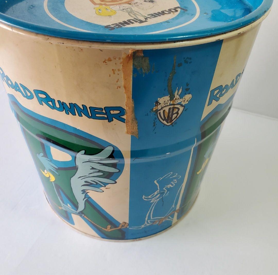 80s Road Runner バケツ Warner Bros. 缶 アメコミ