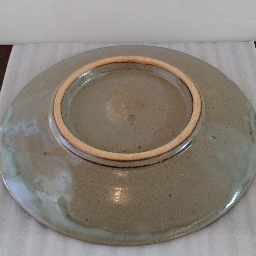 整理NO52島岡達三作（人間国宝）象嵌縄文皿